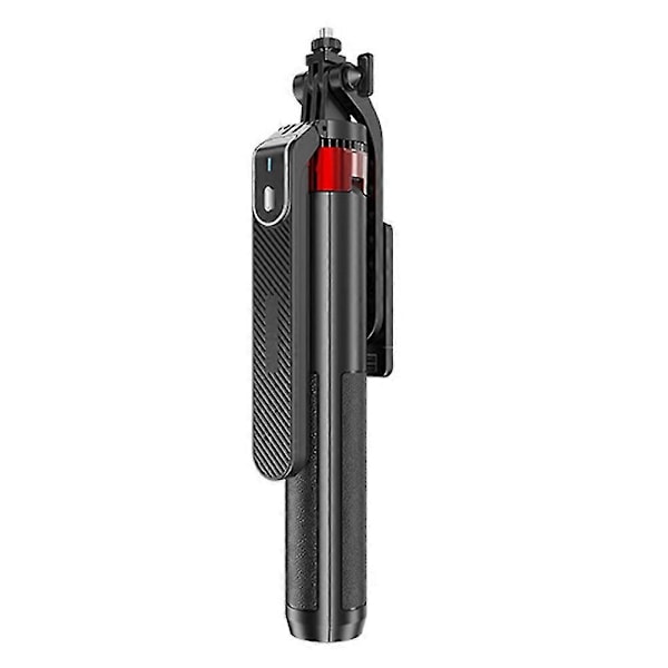 P185 Aluminiumlegering 1,6 m Håndholdt Stabilisator Gulv Teleskopstang Quadrupod Mobiltelefon Bluetooth Selfie Stick-b