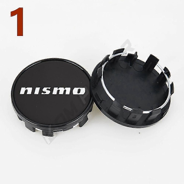 4 kpl Pyörän Navan Keskikuppi 54mm/50mm Vanteen Keskikuppi Nismo Z Impul -tunnustarra Pyörän Keskikupit, 4