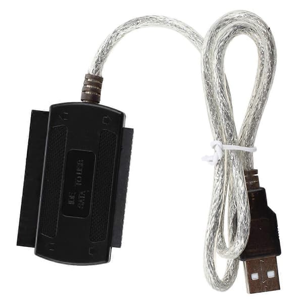 Nyt USB 2.0 til IDE SATA S-ATA/2.5/3.5 Adapterkabel (Adapterkabel)