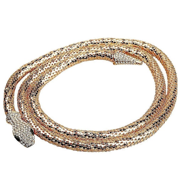Flexibelt Böjbart Orm Smycke Halsband Choker Armband Scarfhållare Böjbar Kedja Vridbar Form Midjeband Bälte