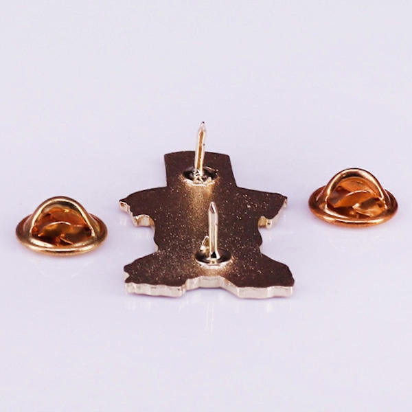 Monty-Python Sort Ridder Kødsår Emalje Metal Pin Broche Skjorte Reversnål