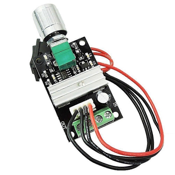 6V 12V 24V 28V 3A 80W DC Motor Hastighetsregulator (PWM) Justerbar Reversibel Strömbrytare 1203BB dc m