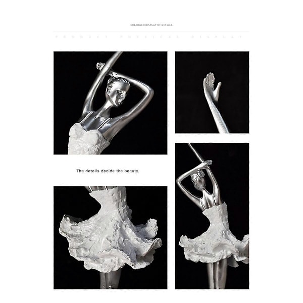 Balletdanser Nordisk-stil Skrivebordsdekorationstilbehør Let Luksus Kunst Kontor Vinskab Deco