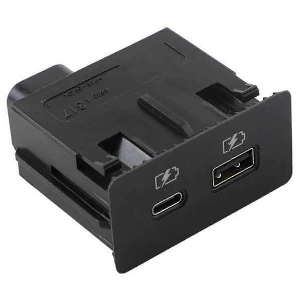 USB AUX Port Adapter Lydavspiller og USB-kontakt for