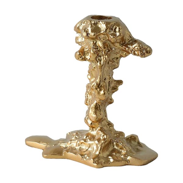 Sort Jern Lysestake Pilar Lys Holder for L