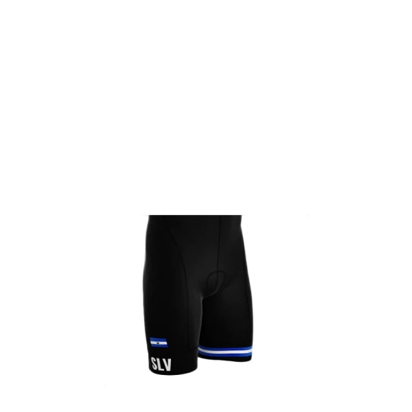 2022 El Salvador Cykeltröja Set Sommarblå Populära kläder Road Bike Shirts Kostym Cykel Bib Shorts MTB Ropa Maillot 7 XS