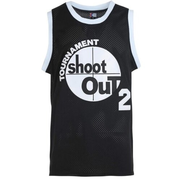 Menn Kvinner Basketball jersey JORDAN 23# IVERSON 3# MOTAW 23# voksen Kortermet Sport Løpe T-skjorter Unisex blackl#2 S