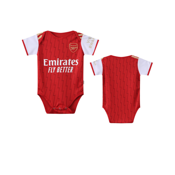 23-24 Real Madrid Arsenal Paris baby fodboldtrøje Argentina Portugal baby kravlende onesie Emirater Size 9 (6-12 months)