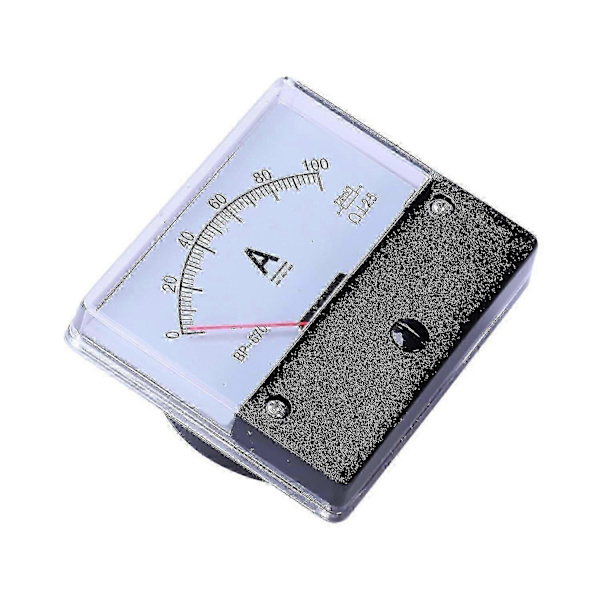 Precision DC 100A Analog Panel Amperemeter för Noggrann Strömmätning - Brittisk Standard