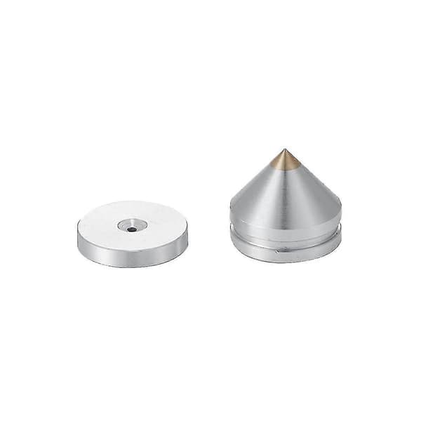 8-pack Högtalarstativfötter Metallspikar Konformade Golvspikar Silver