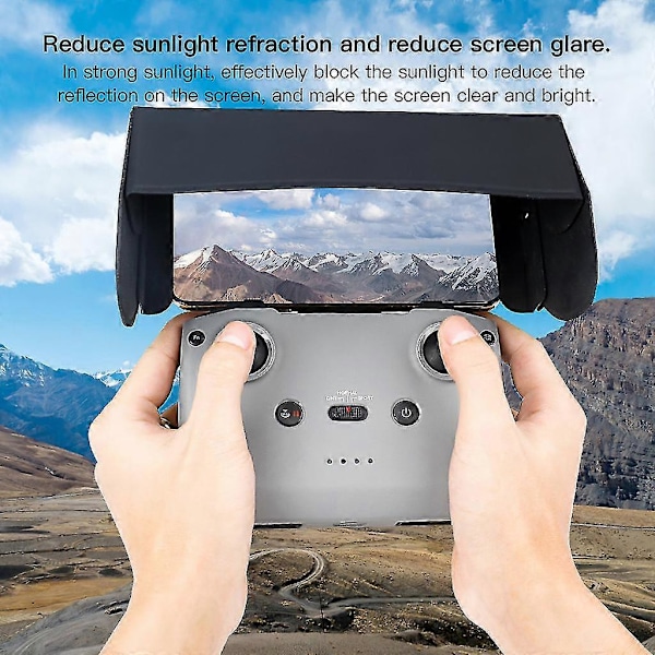 Vikbart Solskydd Telefon Solskydd Hållare Fodral Skydd För Mavic Air 2/ 2s/ Mini 2
