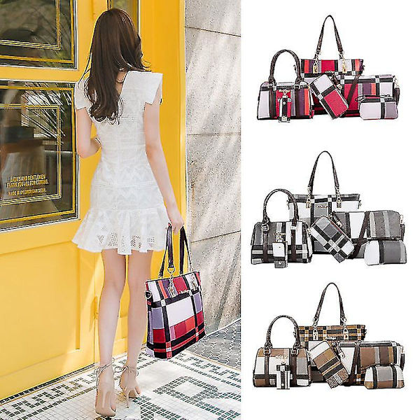 Dame Handbag Fash -skulder Lar Handbag Brown