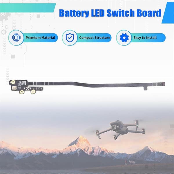 Batteri LED Switch Board för 3-seriens Batteri Flexkabel