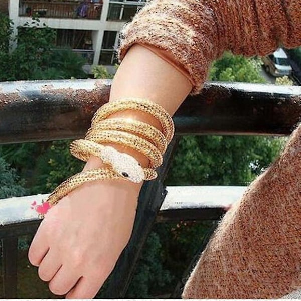 Flexibelt Böjbart Orm Smycke Halsband Choker Armband Scarfhållare Böjbar Kedja Vridbar Form Midjeband Bälte
