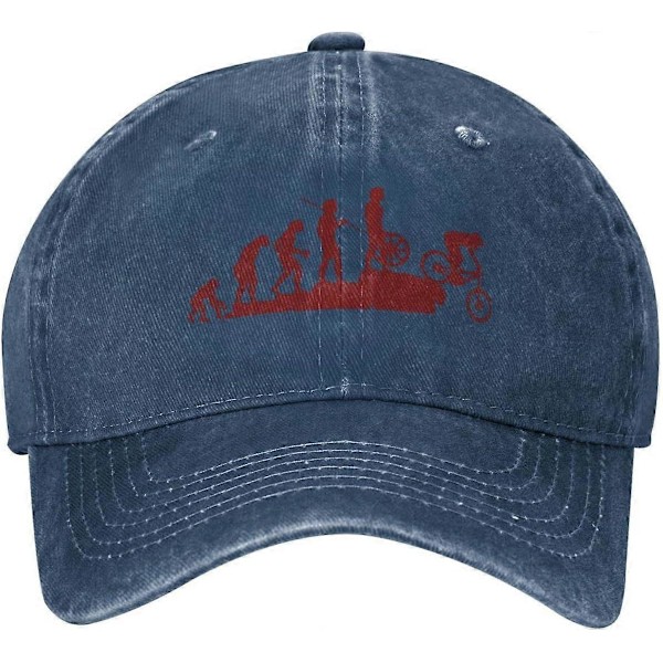 Interessant Mountain Bike Unisex Cowboyhatt Baseball Caps Justerbar Sport Golf Denim Casquette Caps Stil 1638