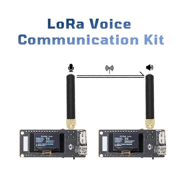 T3S3 MVSRS ESP32-S3 LoRa Utvecklingskort SX1262 868MHz OLED-skärm