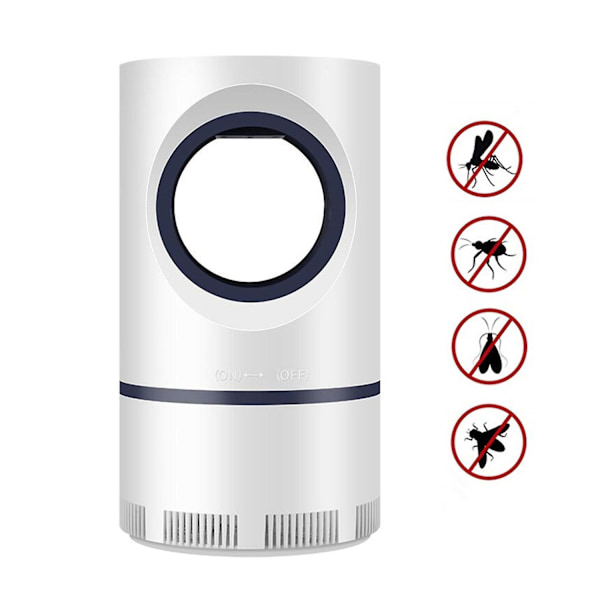 Hyttysansa Sisäkäyttöön, UV LED Valo, USB Virtalähde, Imulla Toimiva Hyttysloukku Kärpäsille ja Hyttysille
