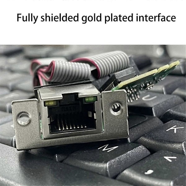 M.2 A Key och E Key Adapterkort till Enkel RJ45-port 10/100/1000Mbps