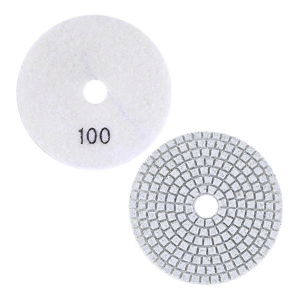 10st Diamantpoleringsdynor 4 Tum 10-pack 3/8tum-11 Stöddyna Granitpoleringskit Marmorpolering