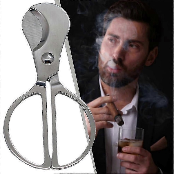 Cigarsaks i rustfrit stål, ultraskarp guillotinesaks, lille størrelse, medicindoseringsklipper