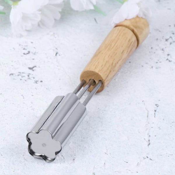 2 stk. Håndpres Cookie Stempler Kagepresse Stempler Form til Presse Stempel Fondant Kiks Cookie Kageforme