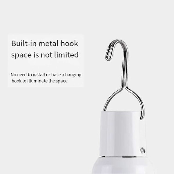 300W Bærbar Lanterne Pære Campinglys USB Genopladelig LED Pære