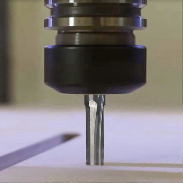10 stk. 2 Fløjte CNC Router Bits 3,175 mm Lige Spor Wolfram Stål Fræser til Træ Plast