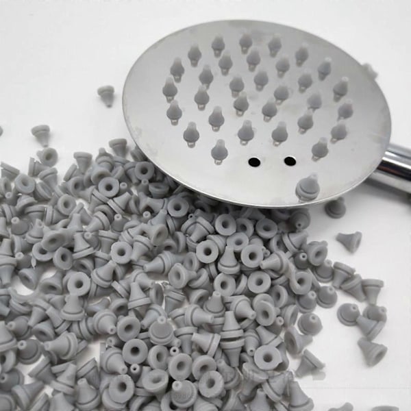 50x Suihkupään silikonisuuttimet Suihkuaukon suuttimet Asennusosa 7mm Sprinkleripään suihkusuuttimet keittiön puhdistukseen