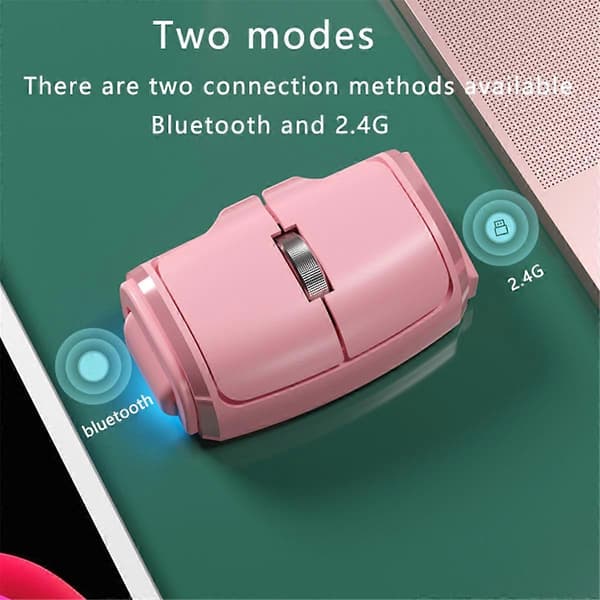 Mini finger mus 2.4G Bluetooth dual-modus bærbar oppladbar