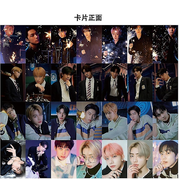 55 kpl/kpop Enhypen Ggu Ggu -paketti Lomo-kortteja Uusi valokuva-albumi Dimension : Dilemma Enhypen -valokuvakorttien fanikokoelma valokuvakortti