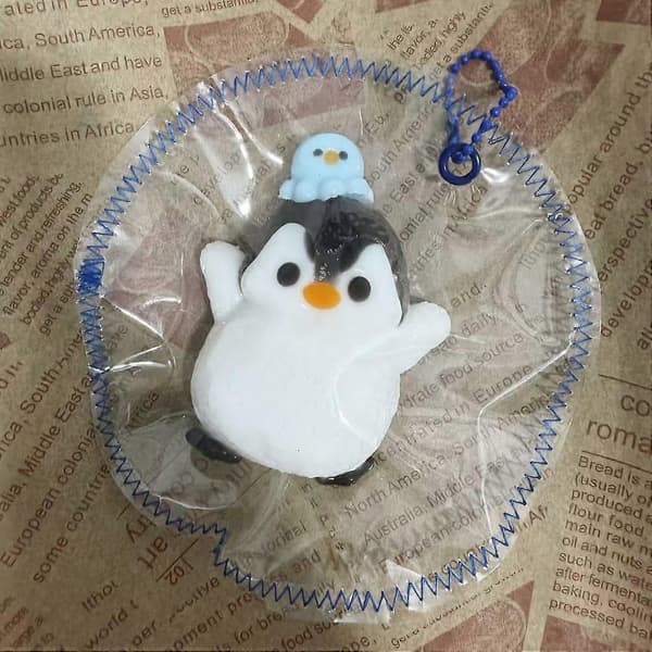 Blød vandmudderpingvin Squishy, Jumbo blød silikone tekstur, Squishy Fidget legetøj til angstlindring håndklemmeindretning 1pcs