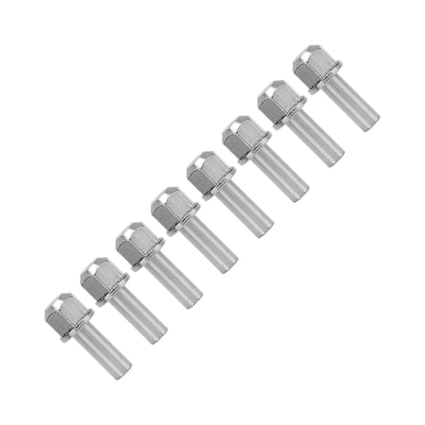 Axial SCX10 20mm Rostfritt Stål Höghållfast Hjulnav Förlängningsmutter Hex Adapter (8 st)