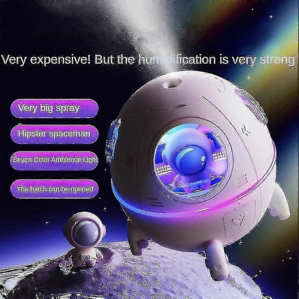 Astronaut Romskip Aromaterapi Luftfukter Rensende Elektrisk Vann Duftspreder Humidificado