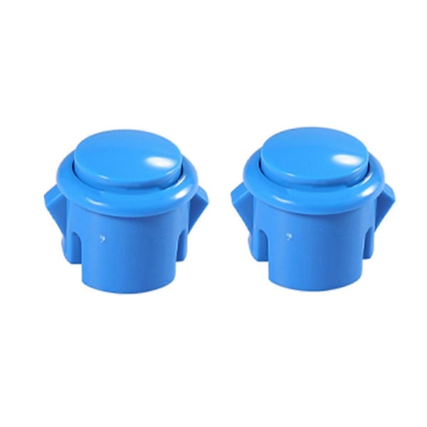 10 stk. Arcade Knapper 30mm Responsive Arcade Knapper Blå