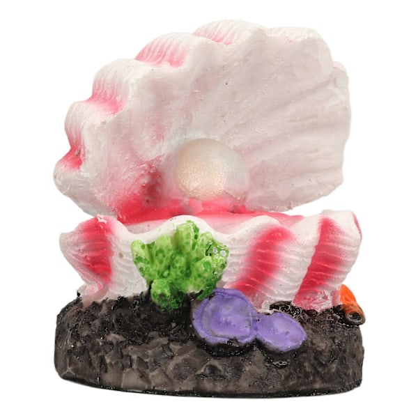 Kunstig harpiks fisketank skal ornament med akvarium skal luftboble dekoration og luftboble sten