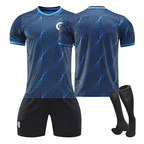 23-24 Chelsea Jersey Away barns studentträningskit no number S