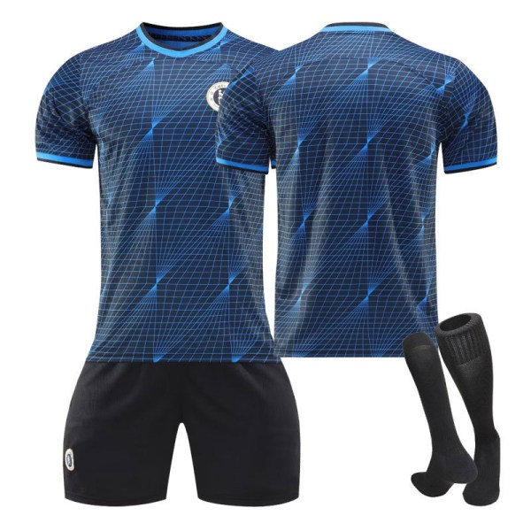 23-24 Chelsea Jersey Away -lasten opiskelijoiden koulutuspakkaus no number 20