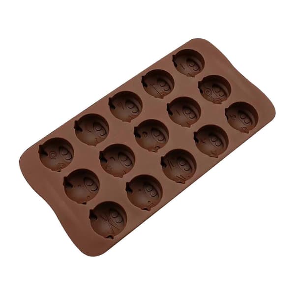 Kageforme og -forme 15 Hullers Grisechokoladeform DIY Sød Grisemønster Kagekiks Bageform