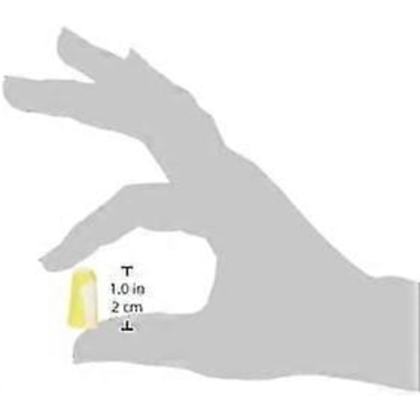 Öronproppar Gul/vit 10 par