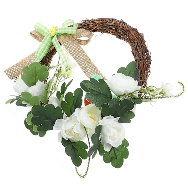 Påsk Blomsterkrans Ytterdörr Hängande Krans Påskkrans Påskdekoration