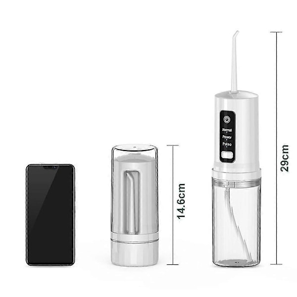 Guoguo Portabel Sladdlös USB Uppladdningsbar Power Flosser Hushåll Personlig Tandrengöring Vårdprodukter