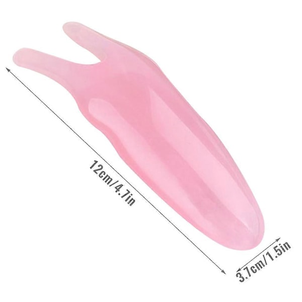 Gua Sha for Ansiktsverktøy Resin Guasha Brett for SPA Akupunkturterapi Y-formet Gaffelbehandling Nese Massasje Plate Verktøy