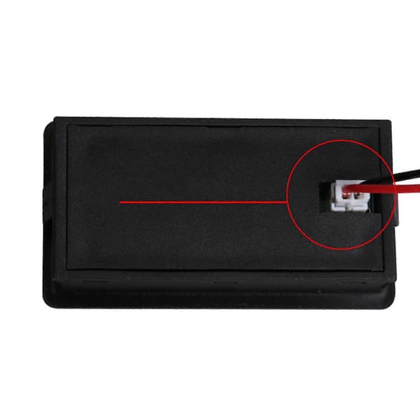LCD Batterikapasitetsmonitor Måler Blybatteri Statusindikator Litiumbatteri Kapasitetstester Voltmeter