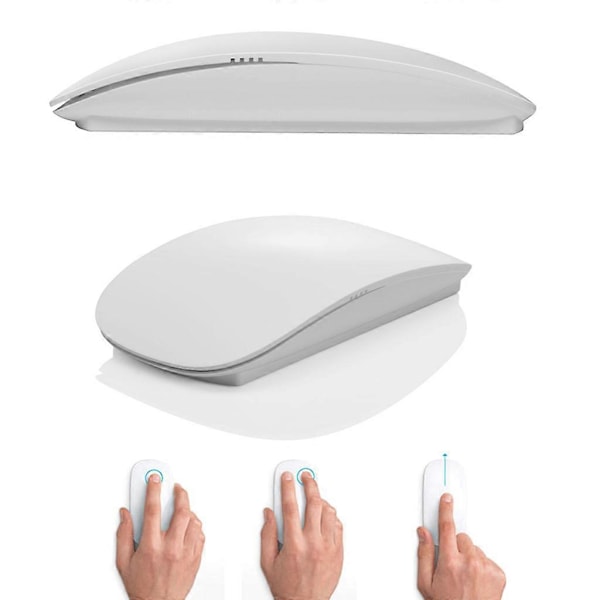 Optisk Trådløs Mus Ultratynd Mini Optisk Ultratynd USB 2.4Ghz Touch Mus