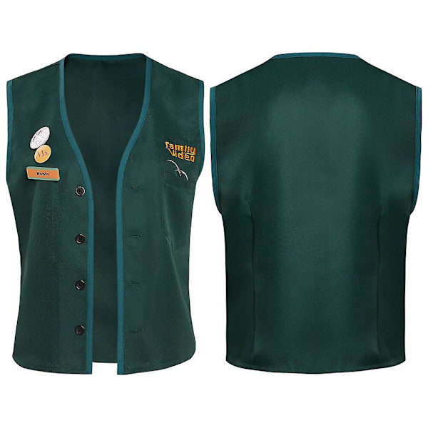 Stranger Cos Things Robin Buckley Steve Harrington Cosplay Kostym Väst Outfits Halloween Carnival Suit L