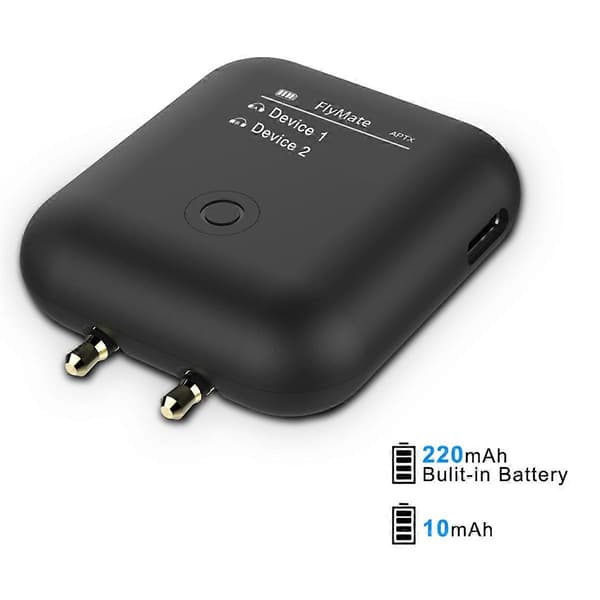 Fly01 Bluetooth 5.0 Sender for Flylyd, HD Sender med 3,5 mm Jack Audio Adapter D