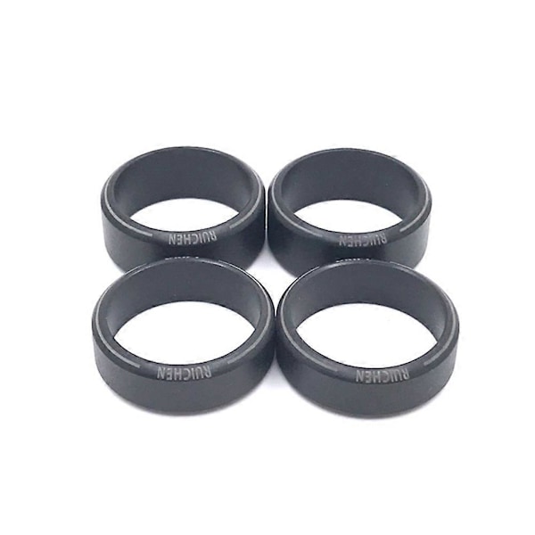 4 stk. Harde Plast Drift Dekk Metall Felg for Wltoys 284131 K969 K989 P929 Mini-Z 1/28 RC Bil
