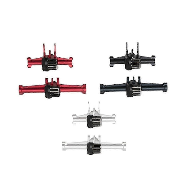 2kpl Metalliset Etu- ja Taka-akselin Kotelot Messinkiakselin Suojuksella Trx4m 1/18 Rc Crawler -auton Päivityksiin