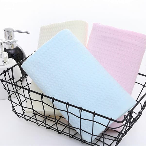 Jacquard Badhandduk - Ren Bomull & Över 50% Absorptionsförmåga - för Hemmaspa Pink