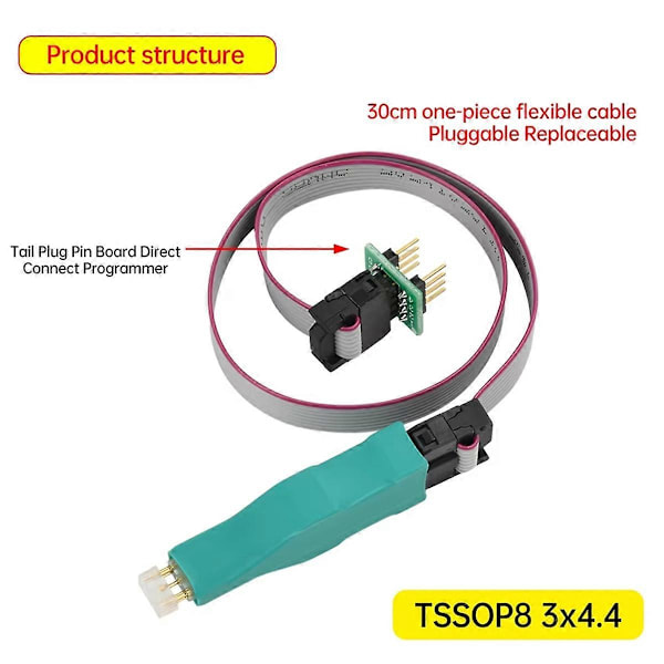MSOP8 Fjeder Nål Brænd Læs Skriv Test Probe Automotive Instrument Program Download Linje Programm